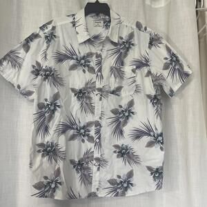Hurley Men's Tropical Short Sleeve Button Down Size XL